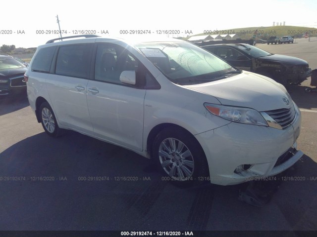 TOYOTA SIENNA 2017 5tddz3dc6hs149146