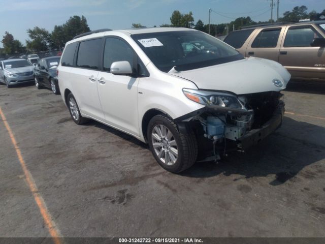 TOYOTA SIENNA 2017 5tddz3dc6hs149812