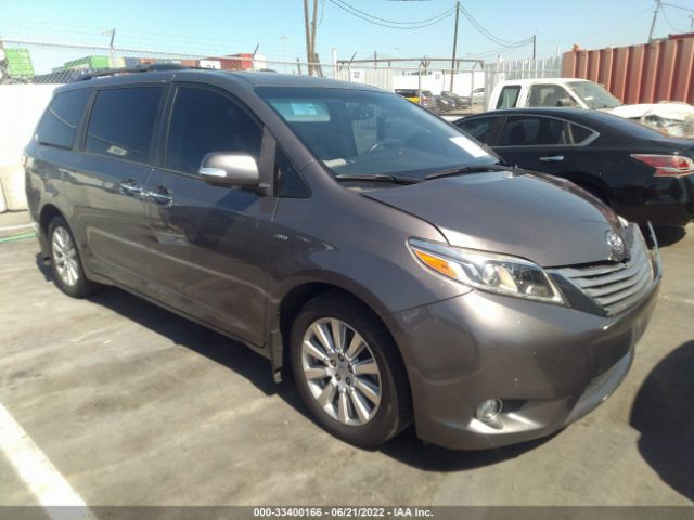 TOYOTA SIENNA 2017 5tddz3dc6hs152872