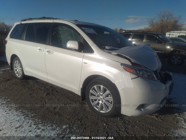 TOYOTA SIENNA 2017 5tddz3dc6hs153312