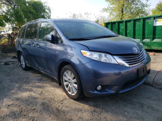 TOYOTA SIENNA XLE 2017 5tddz3dc6hs155013