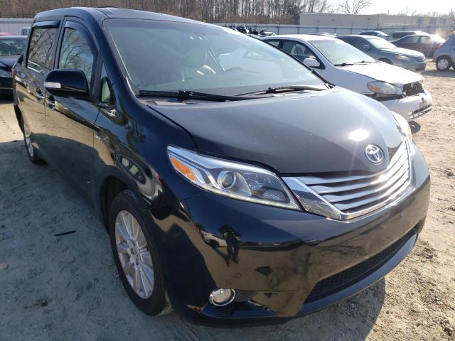 TOYOTA SIENNA XLE 2017 5tddz3dc6hs155075