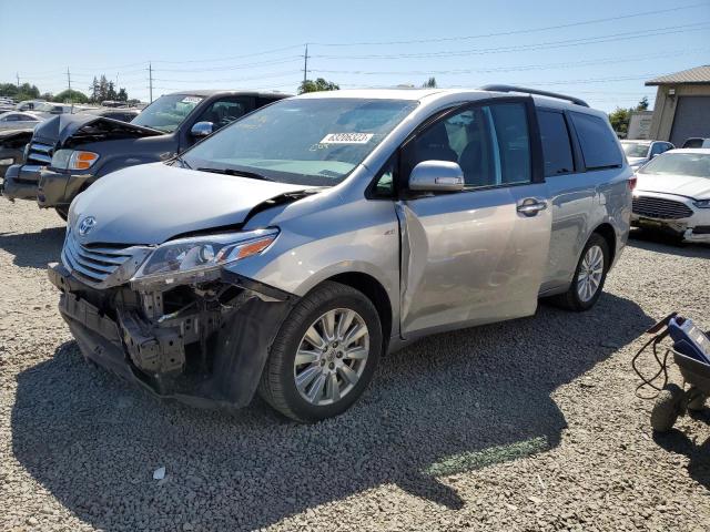 TOYOTA SIENNA XLE 2017 5tddz3dc6hs173916