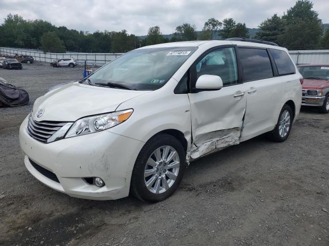 TOYOTA SIENNA XLE 2017 5tddz3dc6hs177836