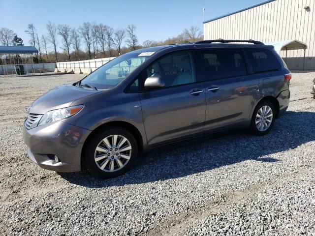 TOYOTA SIENNA XLE 2017 5tddz3dc6hs179702