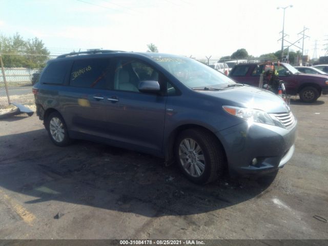 TOYOTA SIENNA 2017 5tddz3dc6hs180316