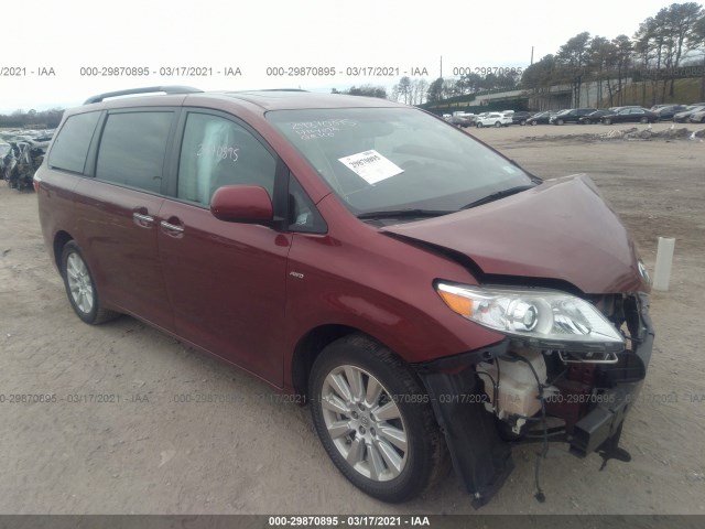 TOYOTA SIENNA 2017 5tddz3dc7hs167168