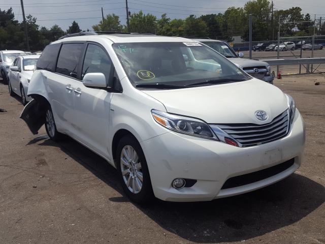 TOYOTA SIENNA XLE 2017 5tddz3dc7hs172421