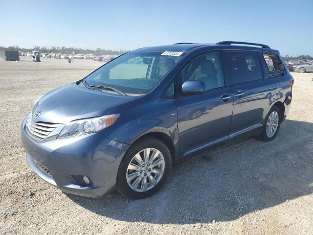 TOYOTA SIENNA XLE 2017 5tddz3dc7hs173875