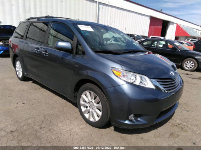 TOYOTA SIENNA 2017 5tddz3dc7hs176047