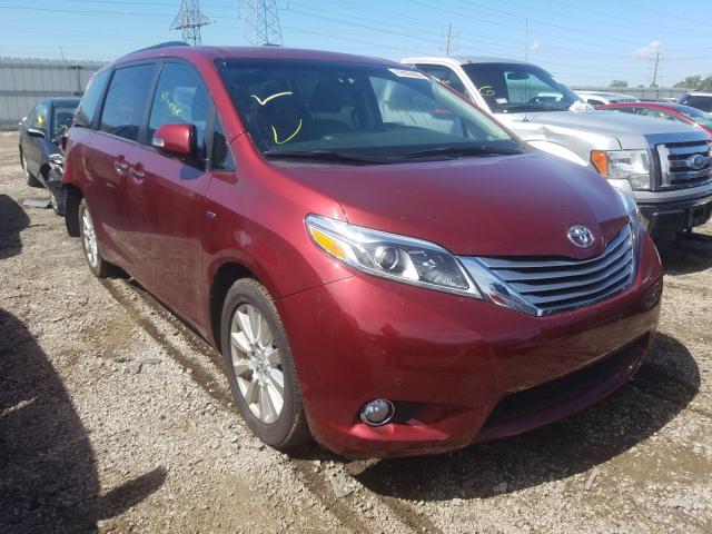 TOYOTA SIENNA XLE 2017 5tddz3dc8hs152369