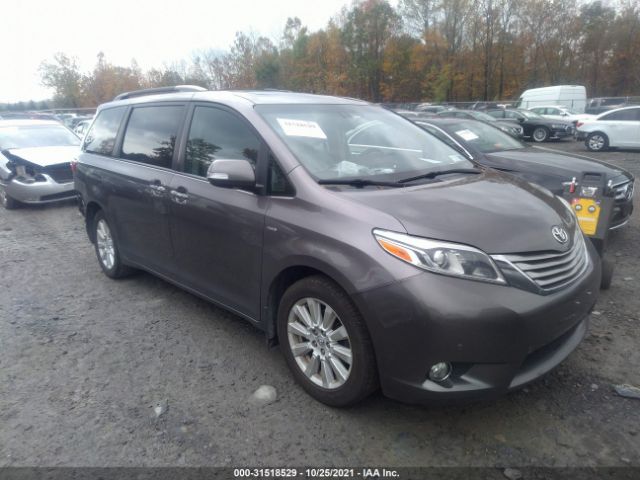 TOYOTA SIENNA 2017 5tddz3dc8hs153621