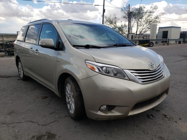 TOYOTA SIENNA XLE 2017 5tddz3dc8hs156387