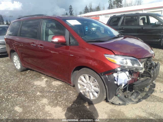 TOYOTA SIENNA 2017 5tddz3dc8hs183928