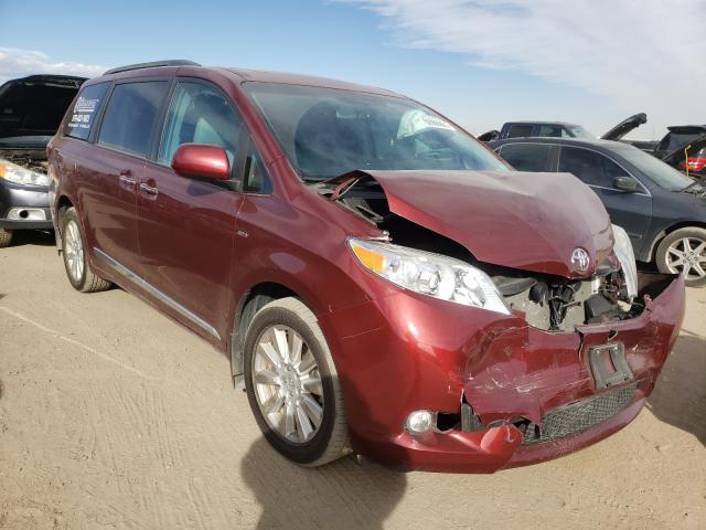 TOYOTA SIENNA XLE 2017 5tddz3dc9hs146788