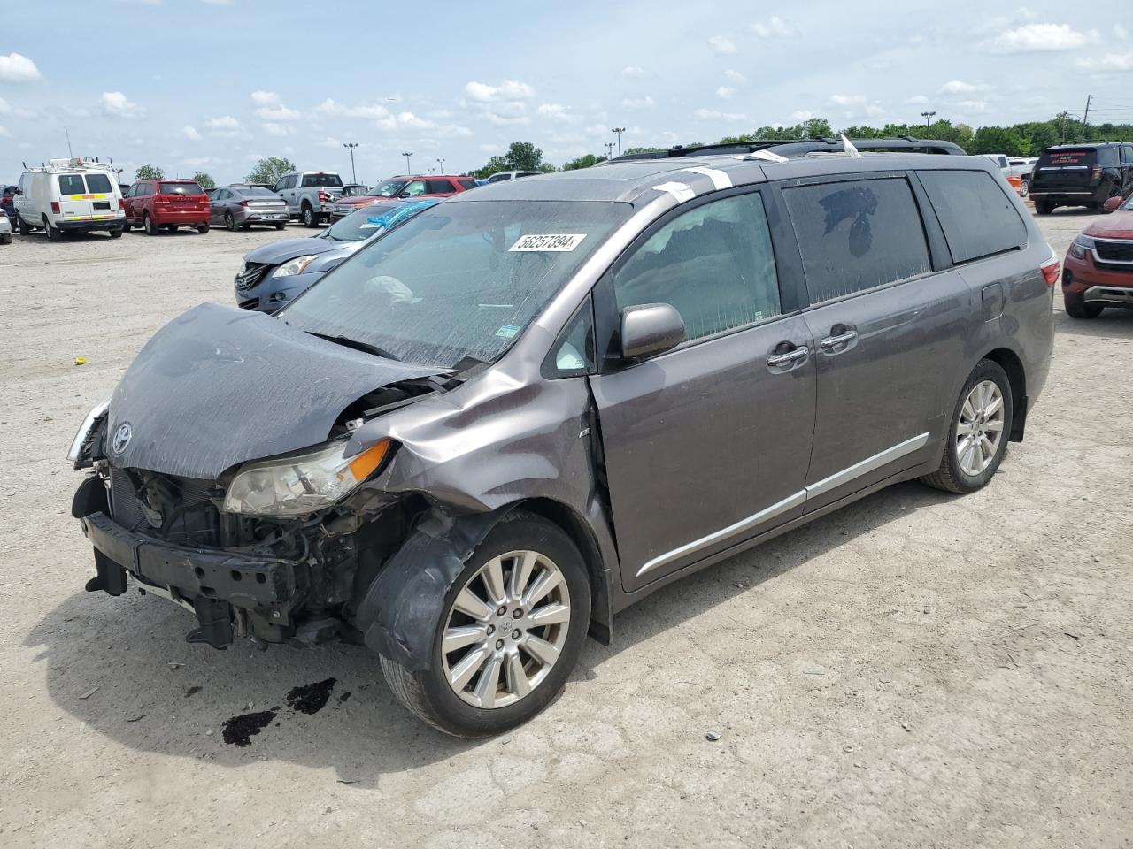 TOYOTA SIENNA 2017 5tddz3dc9hs155538