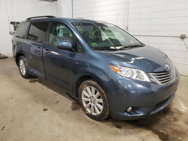 TOYOTA SIENNA XLE 2017 5tddz3dc9hs158679