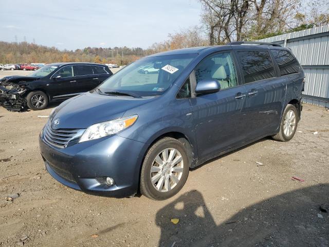 TOYOTA SIENNA XLE 2017 5tddz3dc9hs160030