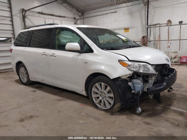 TOYOTA SIENNA 2017 5tddz3dc9hs170704