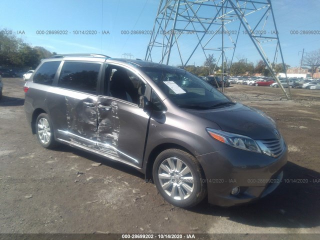 TOYOTA SIENNA 2017 5tddz3dc9hs171626