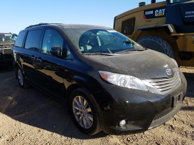 TOYOTA SIENNA XLE 2017 5tddz3dc9hs174235