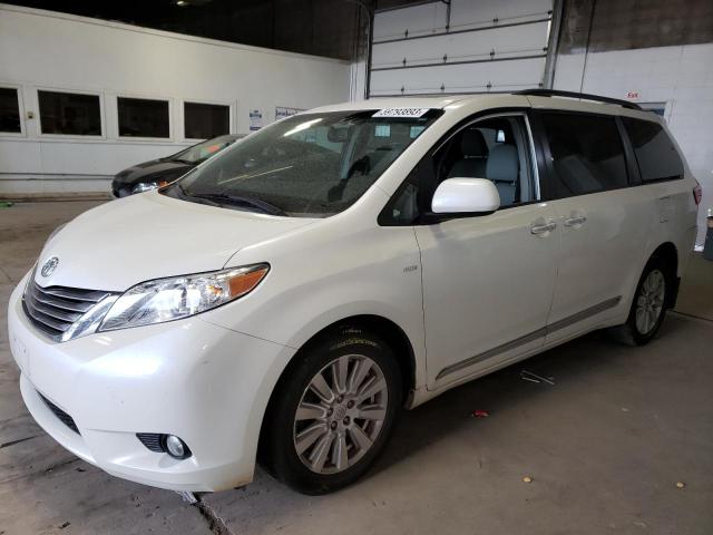 TOYOTA SIENNA XLE 2017 5tddz3dc9hs180343