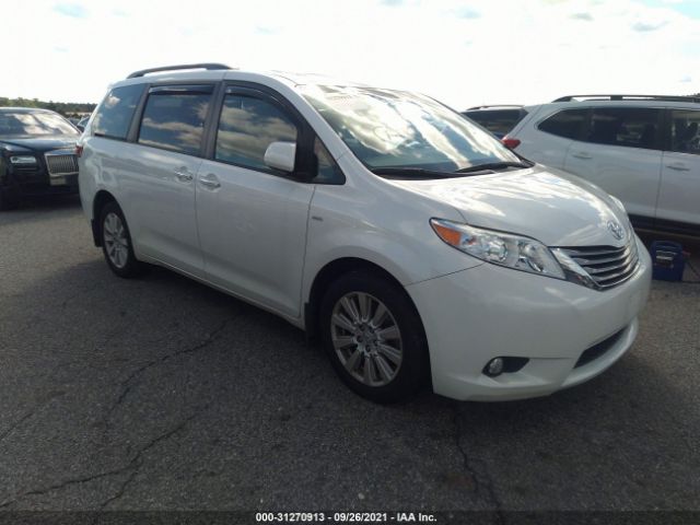 TOYOTA SIENNA 2017 5tddz3dc9hs187969