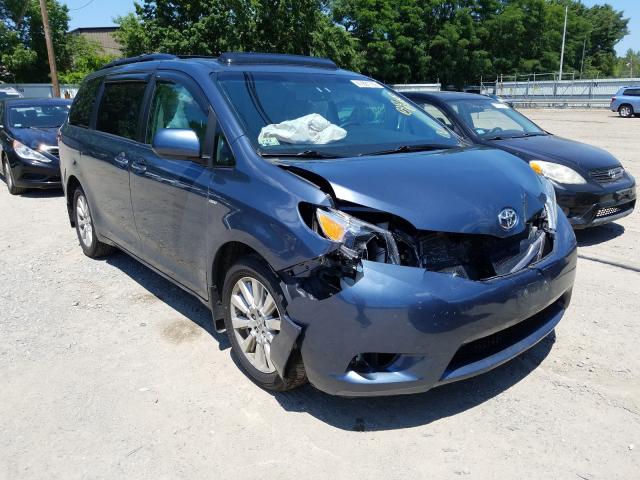 TOYOTA SIENNA XLE 2017 5tddz3dcxhs151918