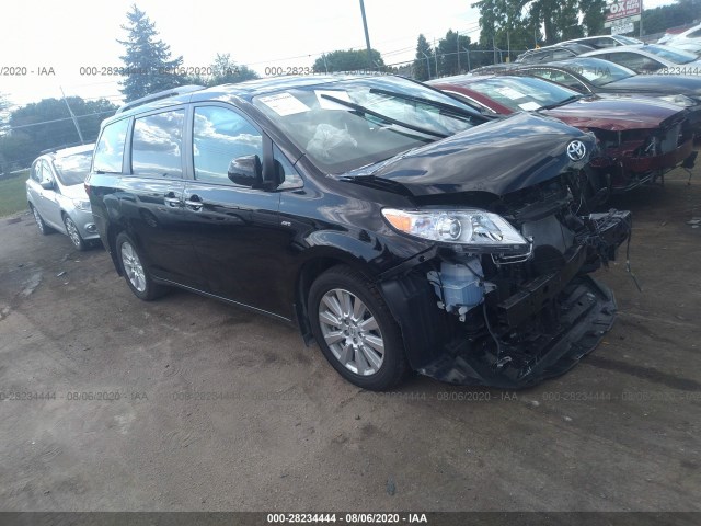 TOYOTA SIENNA 2017 5tddz3dcxhs167617