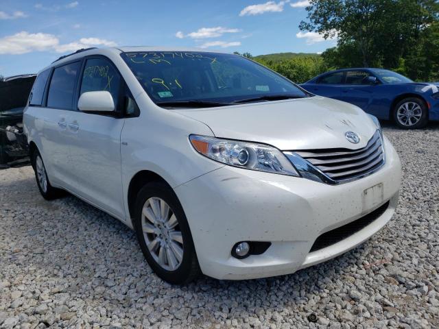 TOYOTA SIENNA XLE 2017 5tddz3dcxhs181520