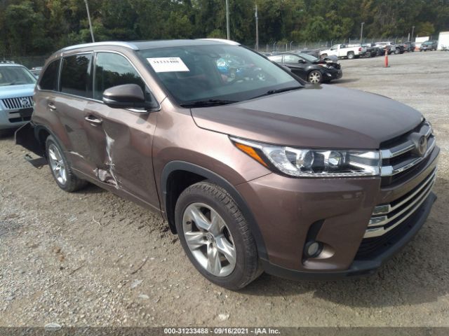 TOYOTA HIGHLANDER 2018 5tddzrfh0js837211