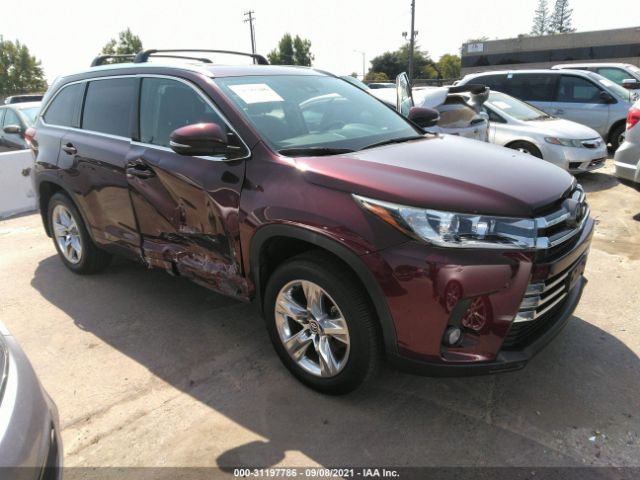 TOYOTA HIGHLANDER 2018 5tddzrfh0js887588