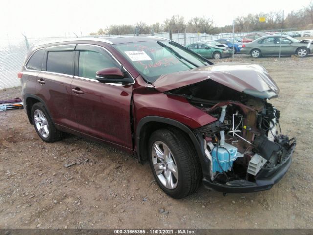 TOYOTA HIGHLANDER 2017 5tddzrfh1hs433960