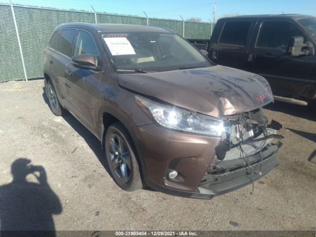 TOYOTA HIGHLANDER 2018 5tddzrfh1js815783