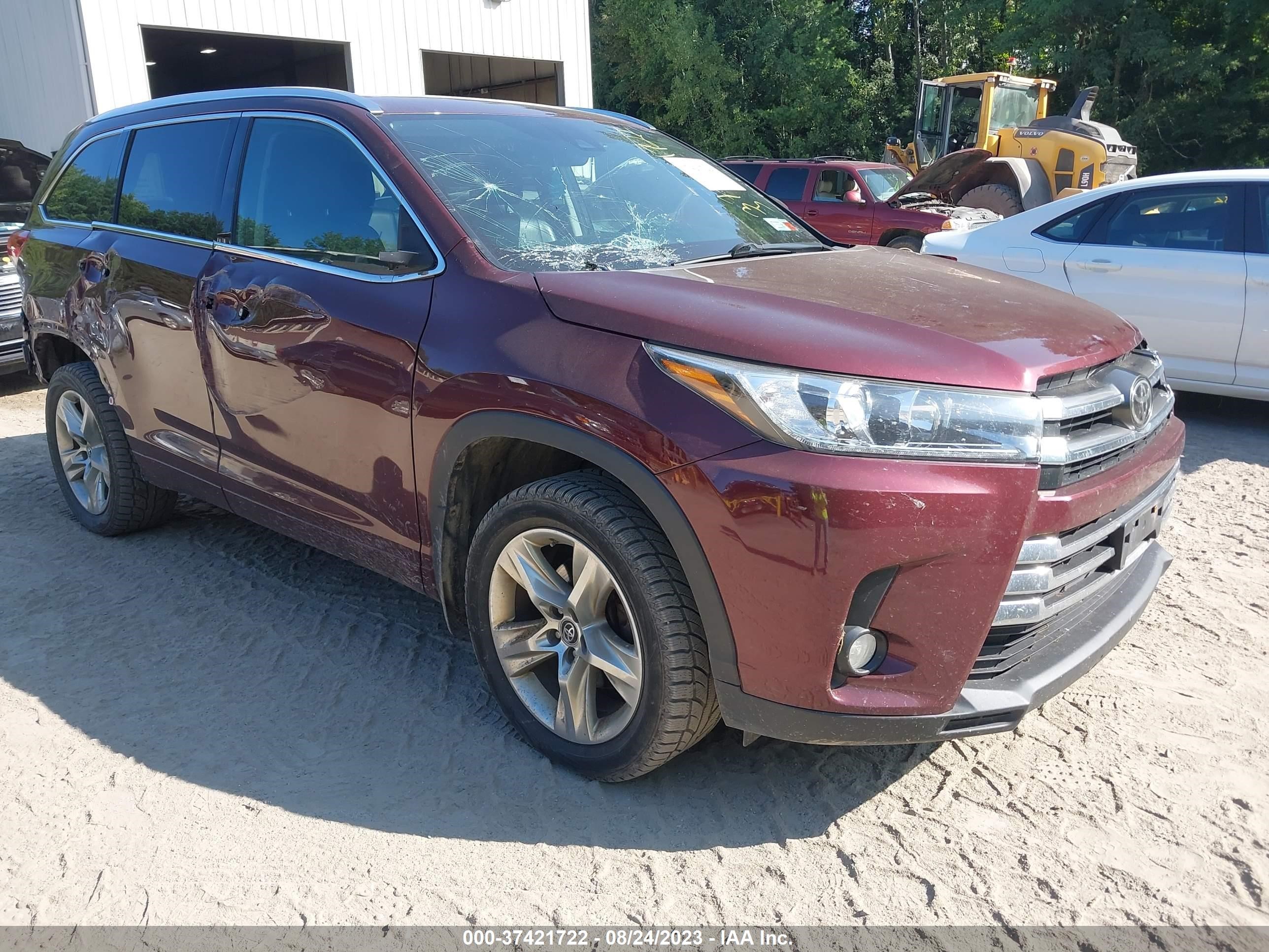 TOYOTA HIGHLANDER 2017 5tddzrfh2hs382162