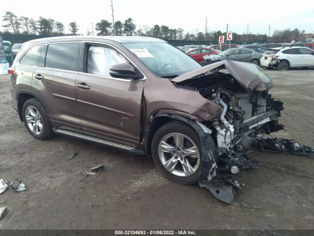 TOYOTA HIGHLANDER 2018 5tddzrfh2js844922