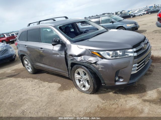 TOYOTA HIGHLANDER 2019 5tddzrfh3ks714097