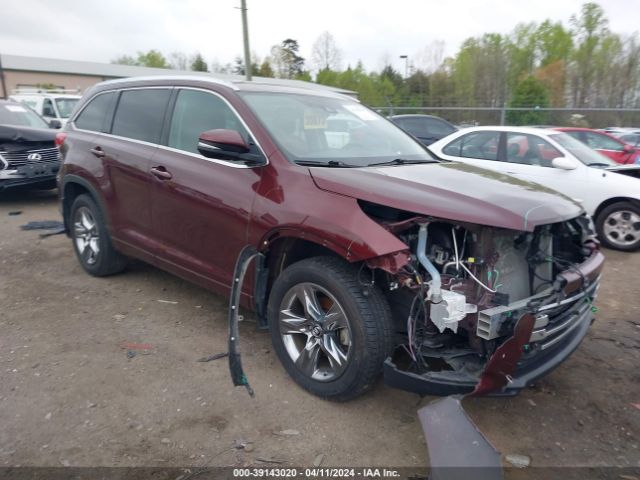 TOYOTA HIGHLANDER 2019 5tddzrfh3ks968943