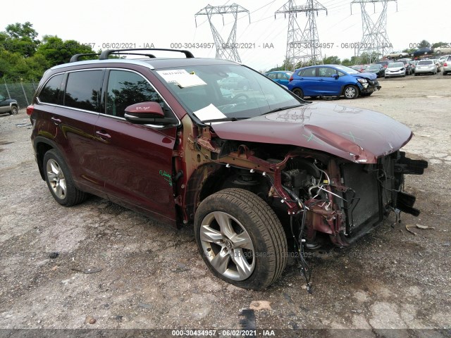 TOYOTA HIGHLANDER 2017 5tddzrfh4hs379375