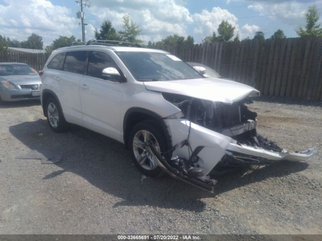 TOYOTA HIGHLANDER 2018 5tddzrfh4js896018