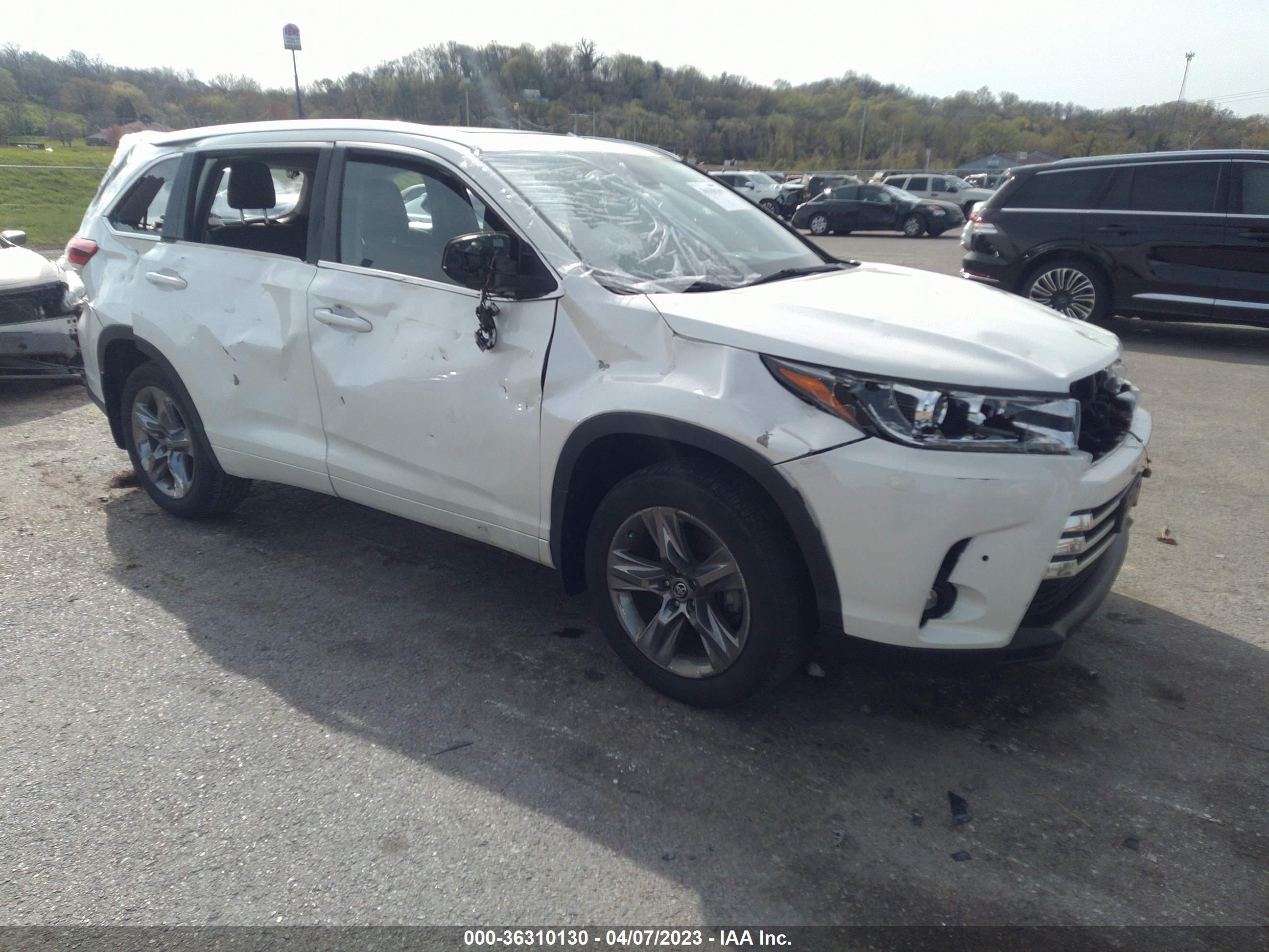 TOYOTA HIGHLANDER 2019 5tddzrfh4ks720880