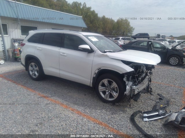 TOYOTA HIGHLANDER 2017 5tddzrfh5hs357370