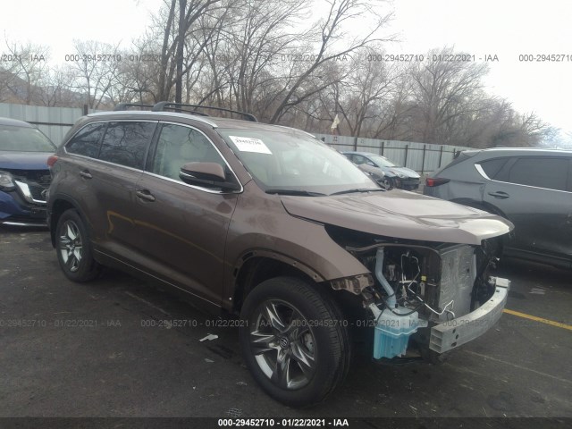 TOYOTA HIGHLANDER 2019 5tddzrfh5ks710391