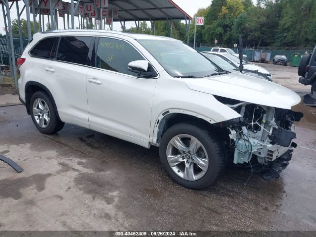 TOYOTA HIGHLANDER 2017 5tddzrfh6hs383329