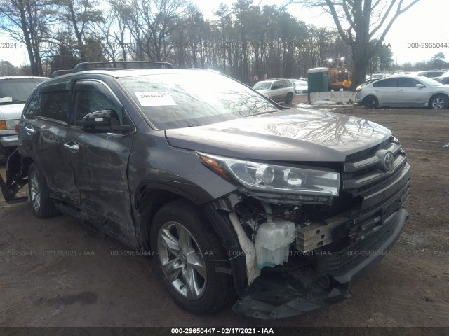 TOYOTA HIGHLANDER 2017 5tddzrfh6hs411954