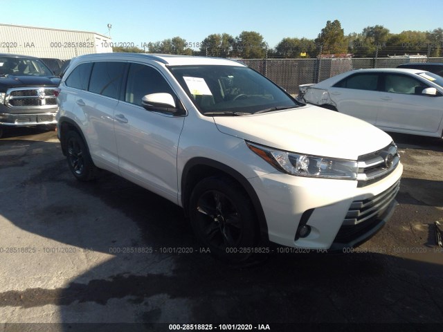 TOYOTA HIGHLANDER 2017 5tddzrfh7hs434417