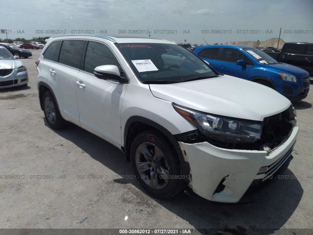 TOYOTA HIGHLANDER 2017 5tddzrfh7hs437723