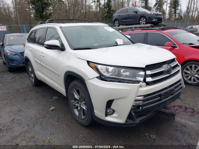 TOYOTA HIGHLANDER 2017 5tddzrfh8hs388693