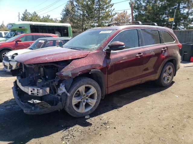 TOYOTA HIGHLANDER 2017 5tddzrfh8hs417089