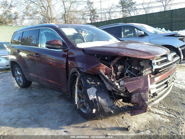 TOYOTA HIGHLANDER 2018 5tddzrfh8js887998